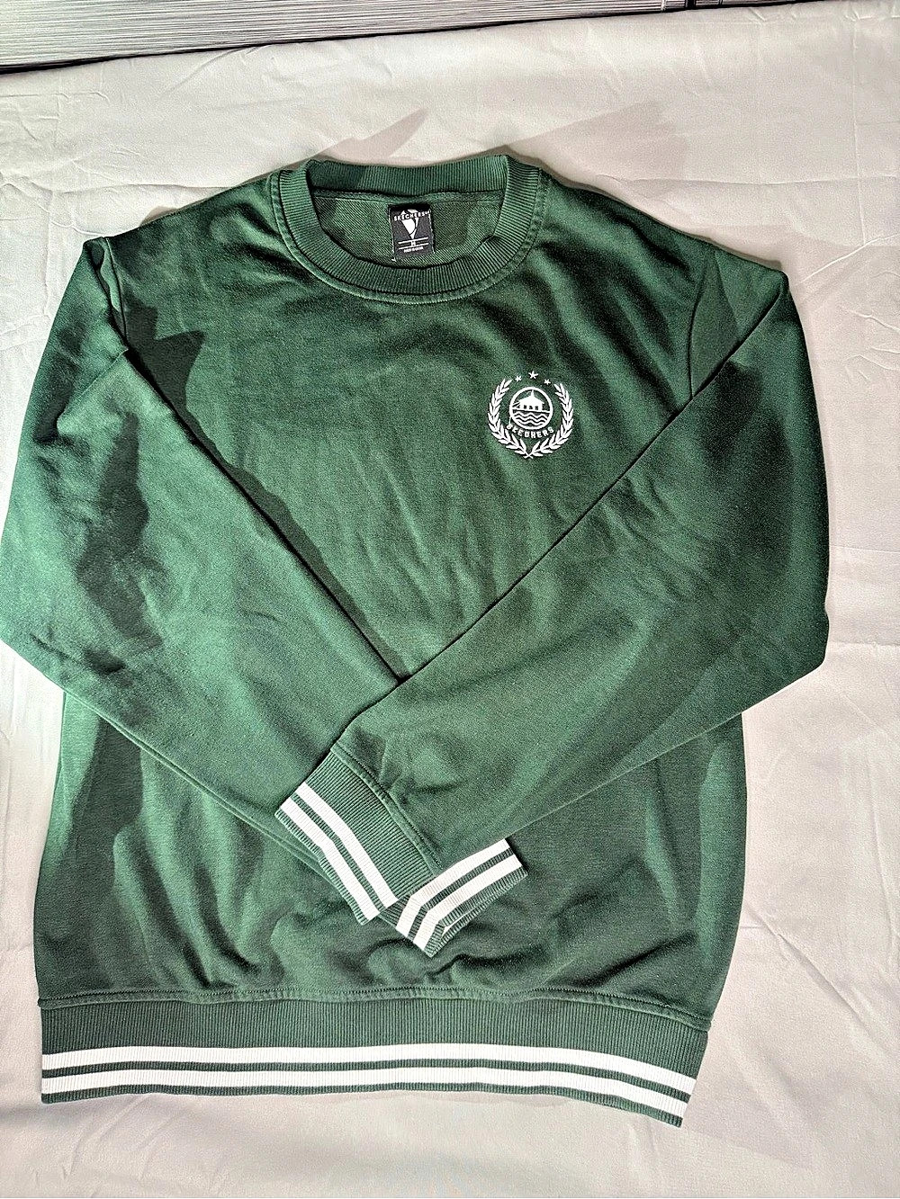 Skechers Men's Green Crewneck Size Medium